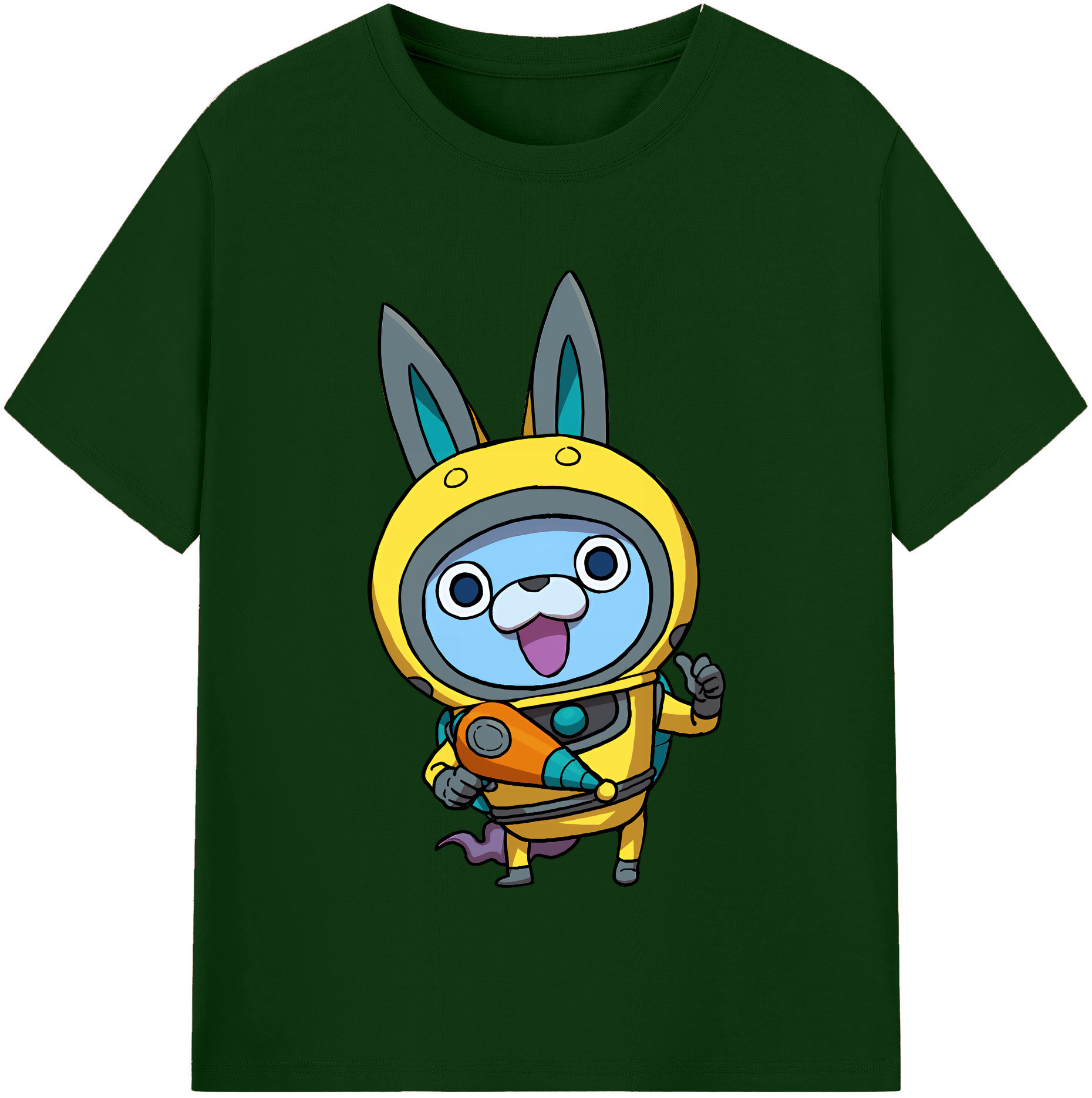 （画像用） 妖怪ウォッチ Yo-kai Watch 綿100％半袖Tシャツ（フロントプリント）